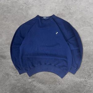 Polo Ralph Lauren sweater crewneck navy blue sweatshirt Mens Large